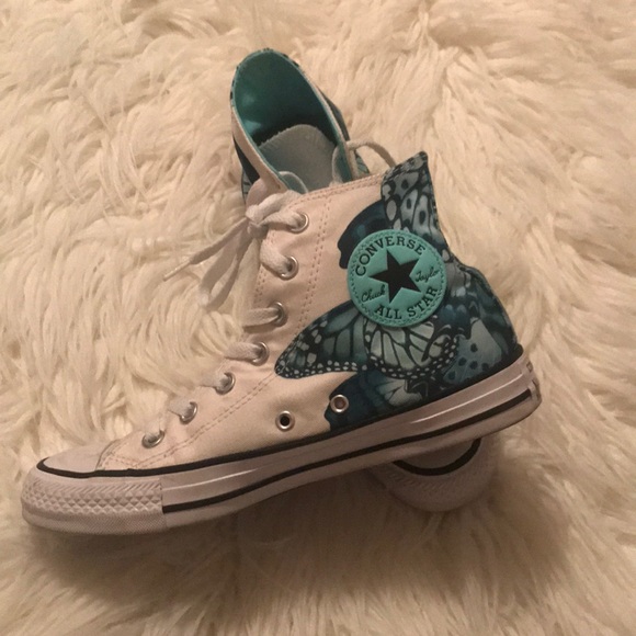 Converse Shoes - Butterfly Converse High Tops